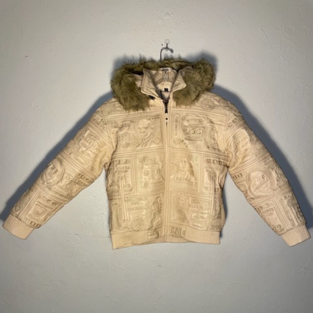 Tanners Avenue Cream Leather Unisex 3x Coat Jacket